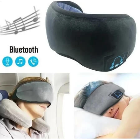 Máscara de Dormir Bluetooth - Conforto Total