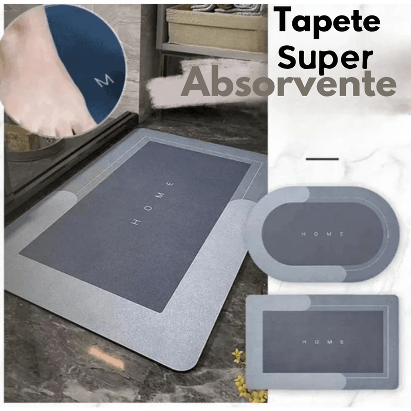 Tapete Antiderrapante Ultra Absorvente