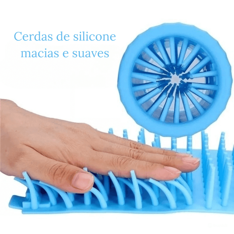 Limpador de Patas Pet – Copo Silicone para Banho