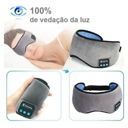 Máscara de Dormir Bluetooth - Conforto Total