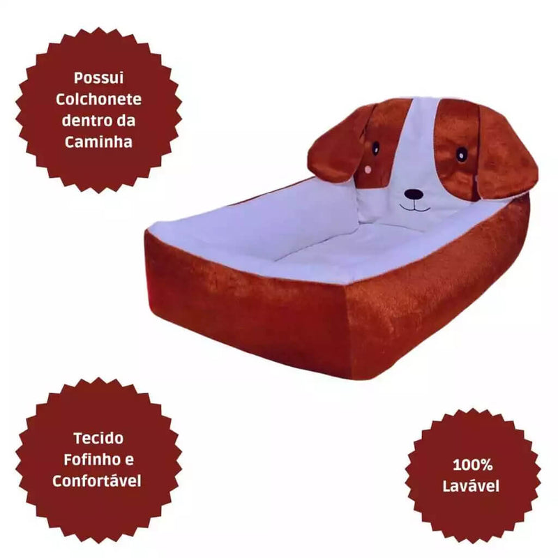 Cama Pet Deluxe – Caminha Premium para Cães e Gatos